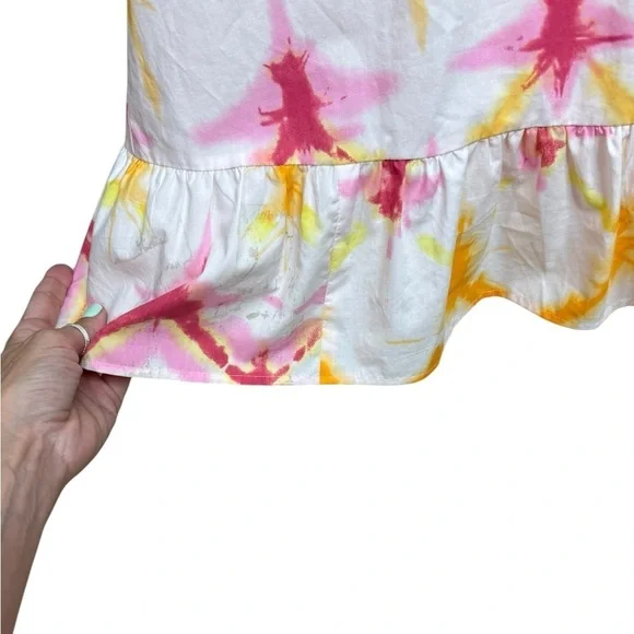 Rails Rumi Diamond Tie-Dye Smocked Midi Dress Size Small petite - Picture 10 of 15